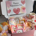 Mega valentine hamper [ Transparent Pink box]