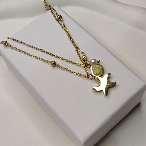 Star Pearl ANTI Tarnish Necklace